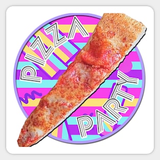Pizza Party Meme, Tiny Slice l Sticker